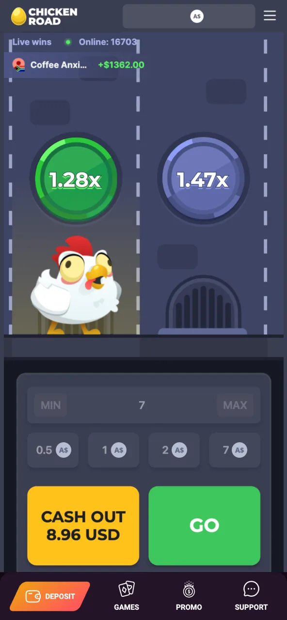 Play Chicken Road rounds at Ricky Casino and manage bankroll with timely cashouts.