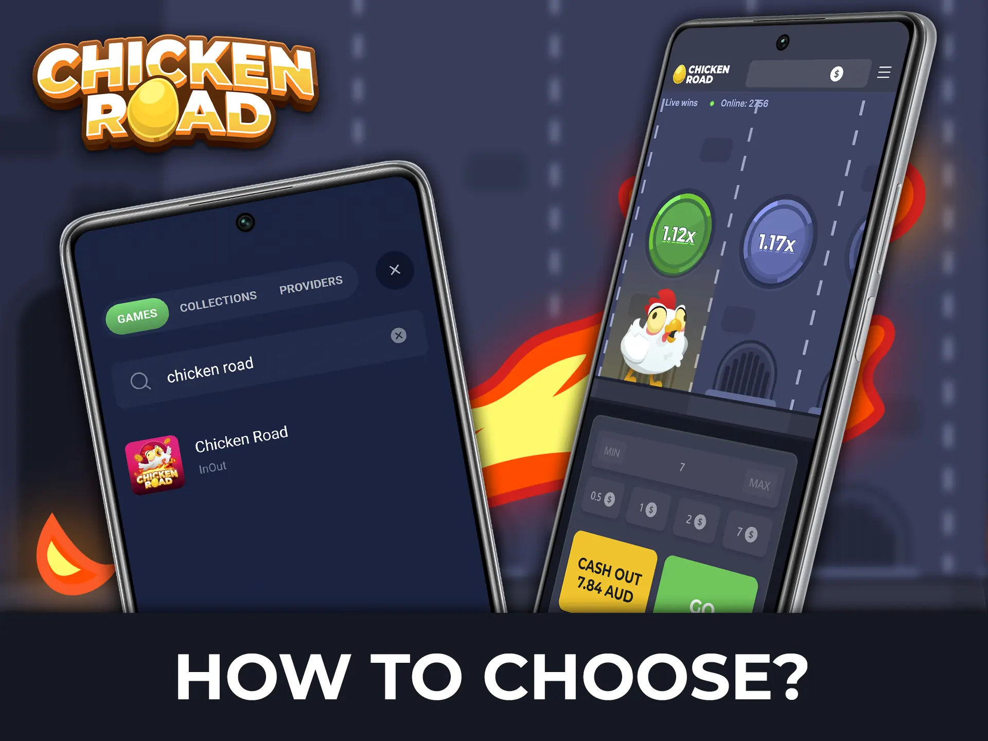 Select the best casino app and play Chicken Road.
