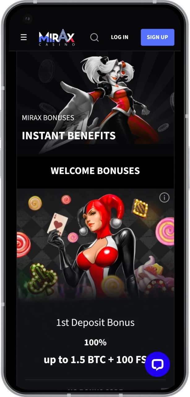 Get bonuses from Mirax Casino and use them in Chicken Road.