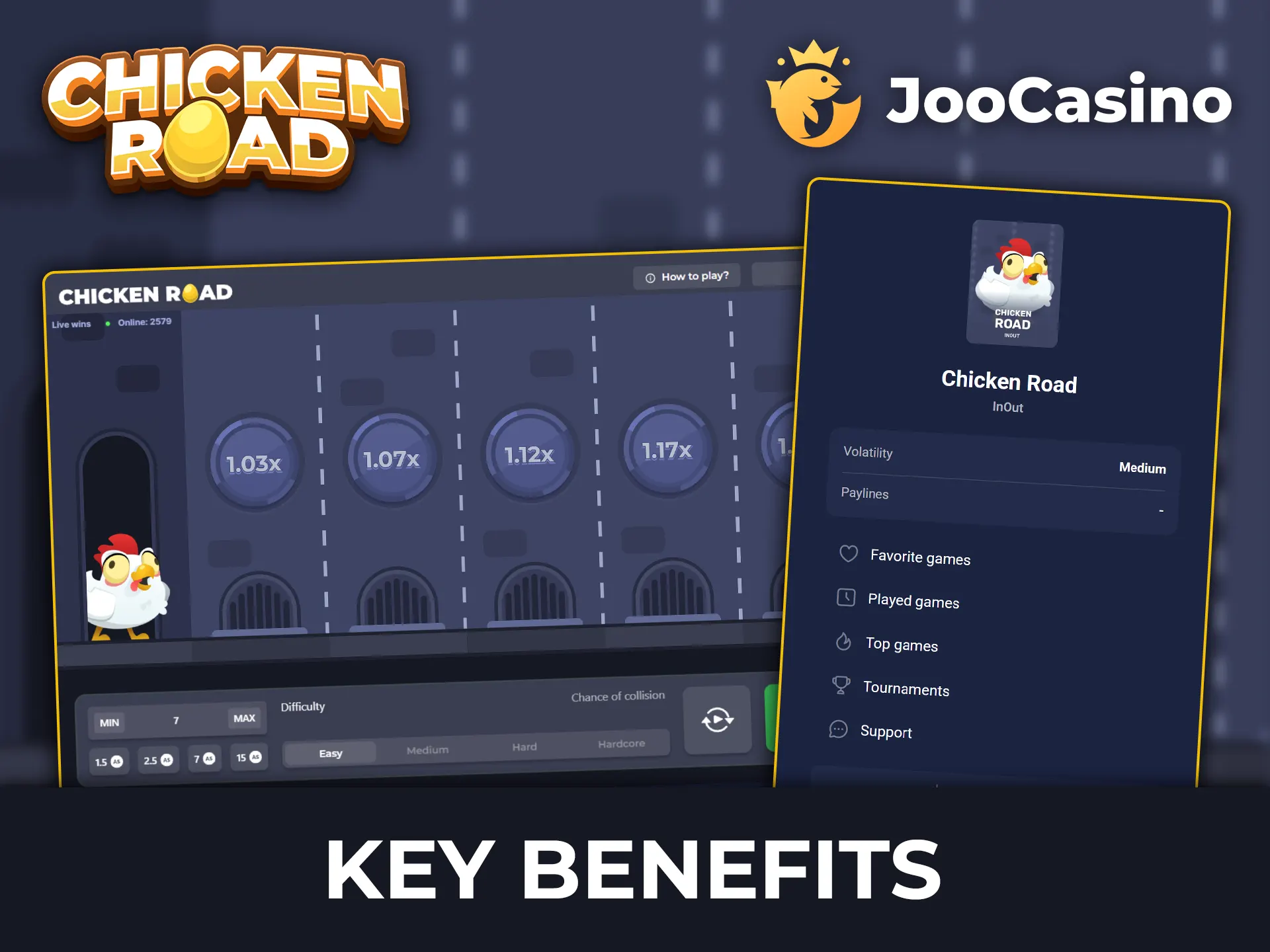 Find out why Joo Casino is the best place to play Chicken Road in Australia.