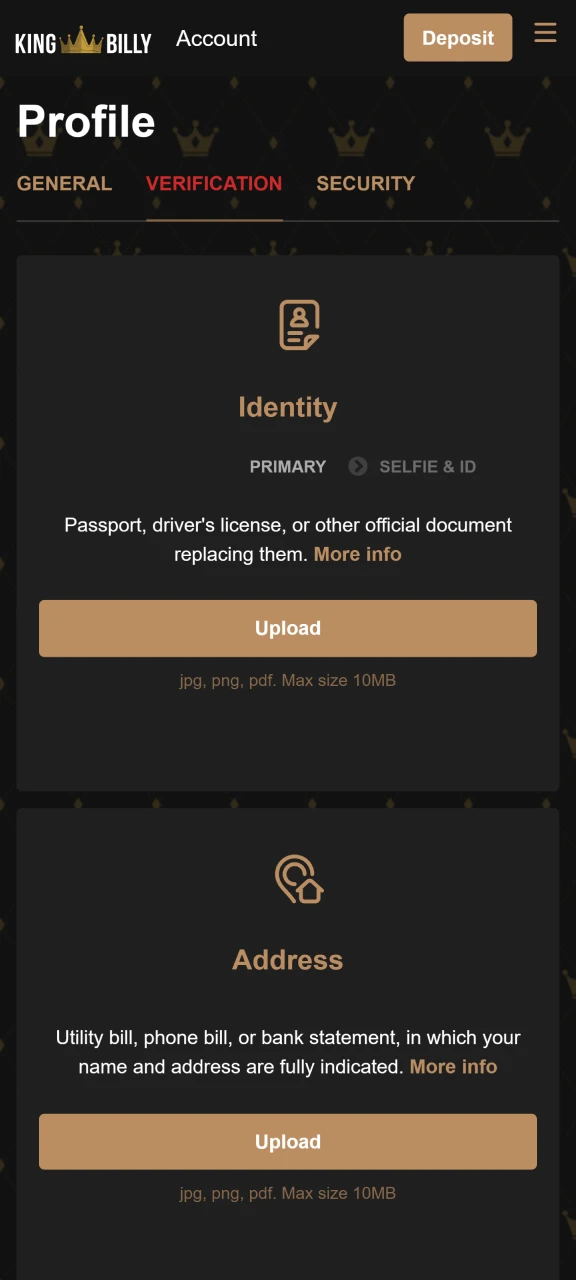 Before playing Chicken Road, complete a quick verification on the King Billy platform.