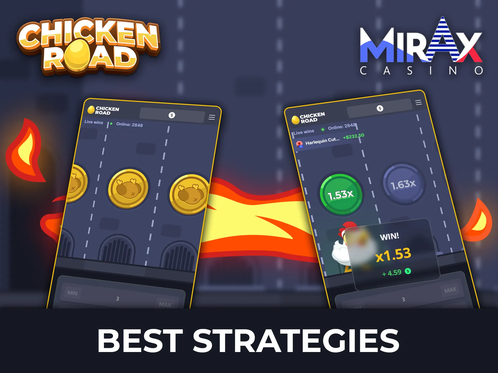 Learn advanced betting strategies for Chicken Road at Mirax Casino.