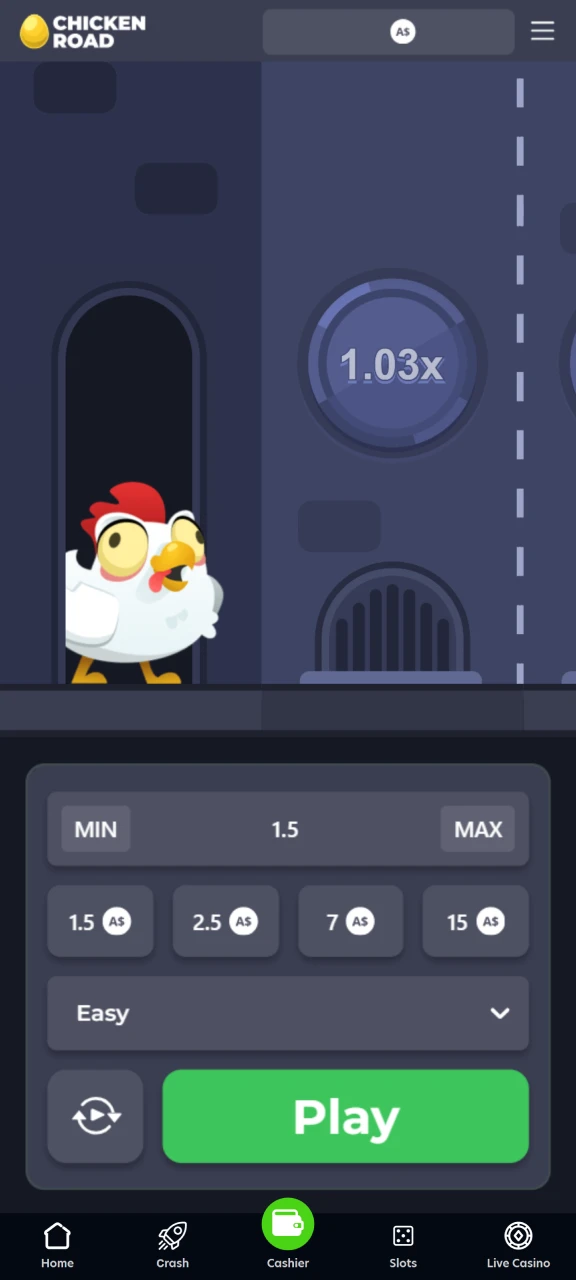 Start betting in Chicken Road at Neospin Casino.