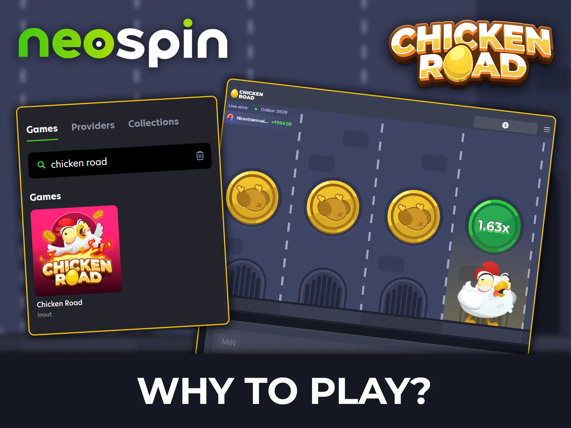 Find out why Neospin is the best choice for fans of Chicken Road.