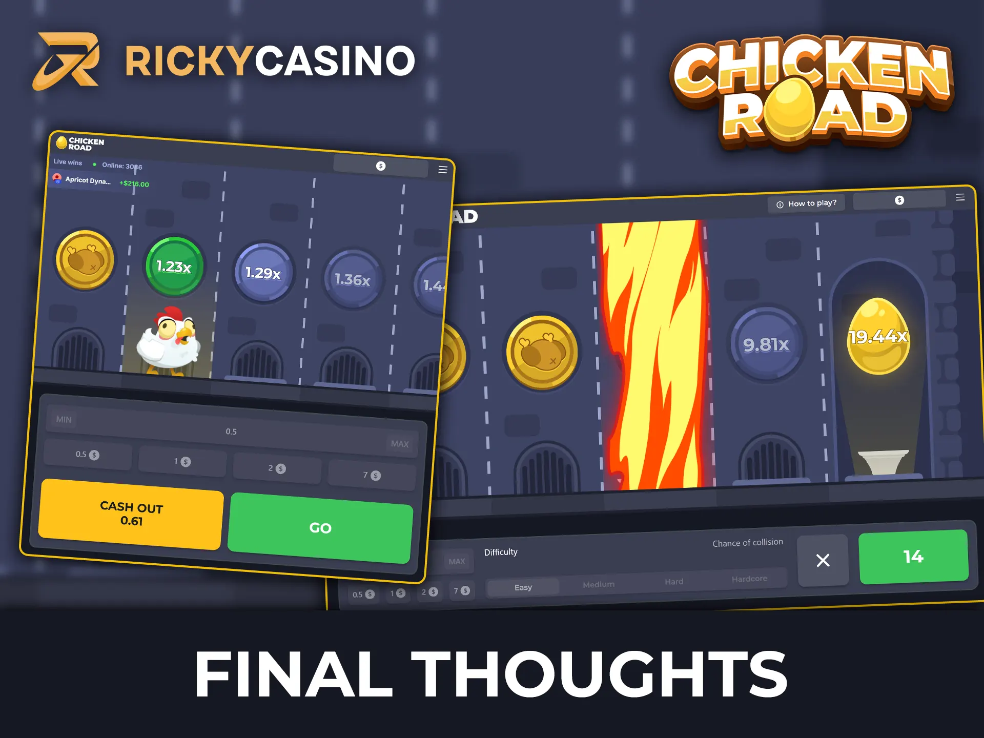 Find out why players choose Chicken Road at Ricky Casino.